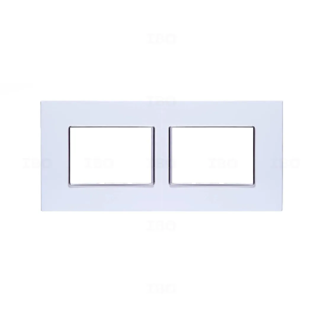 GM G-Nine X Stela 6 Module Glossy Glossy White Switch Board Plate