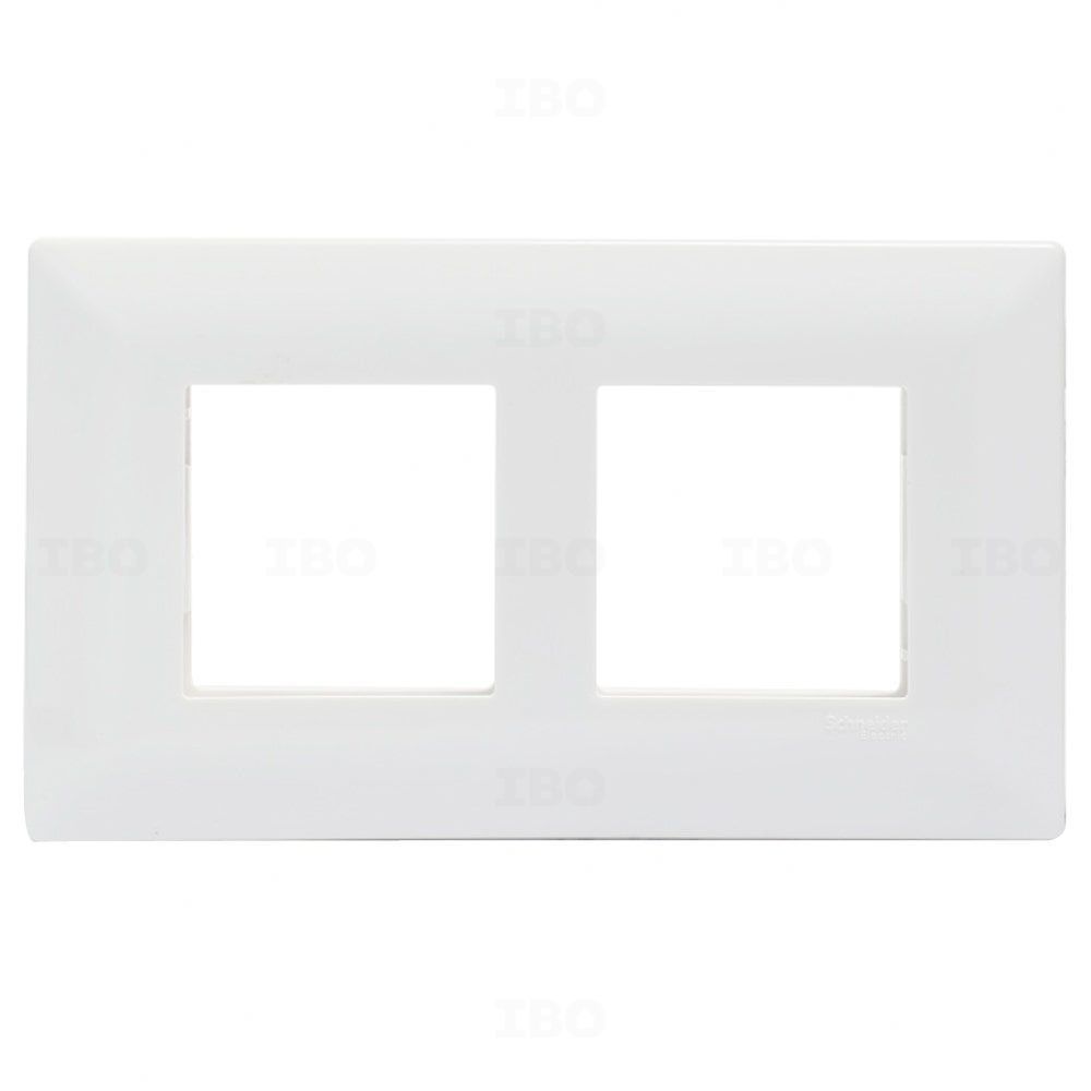Schneider Livia 4 Module Glossy White Switch Board Plate