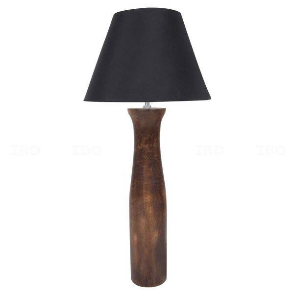 Light Brown Base Black Table Lamp