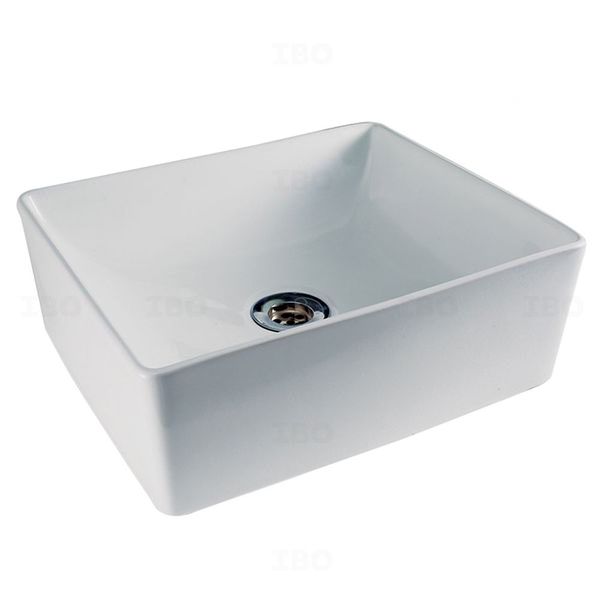 Hindware TOZZO 370 mm x 310 mm Star White Table Top Basin