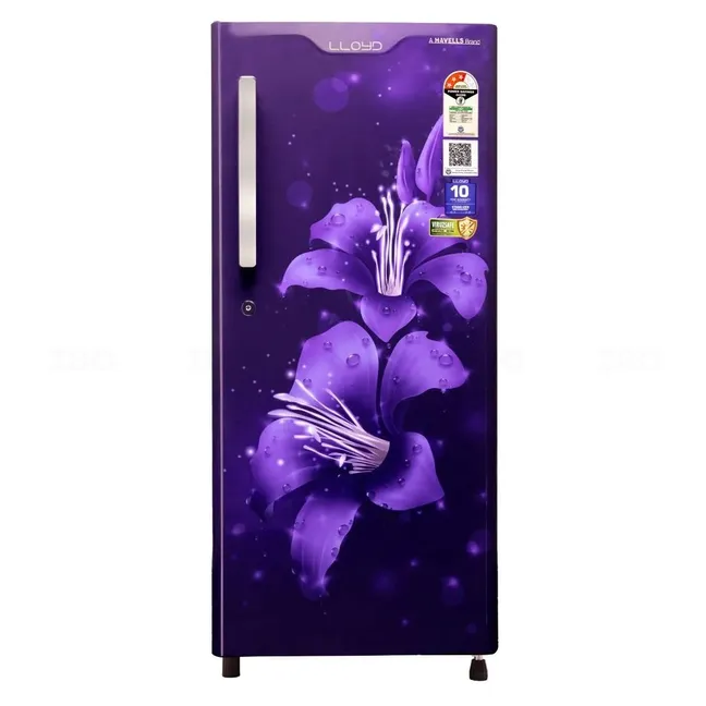 Lloyd 188 L, 3 Star, Direct Cool Refrigerator (GLDC203ST2LC, Lily Purple) Lloyd 188 L, 3 Star, Direct Cool Refrigerator (GLDC203ST2LC, Lily Purple)