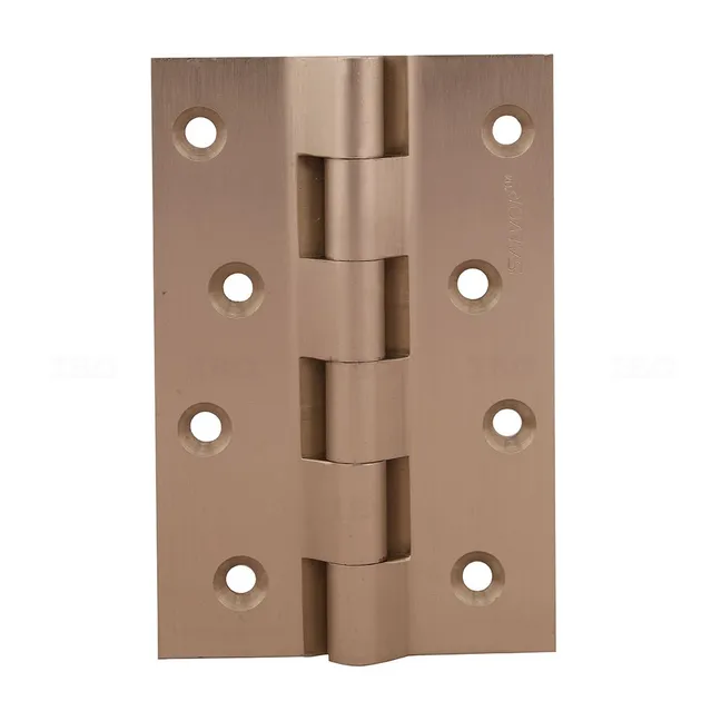 Salvor RLWY SS Matte 4 x 1.1/8 x 5/32 in. Brass Railway Hinge