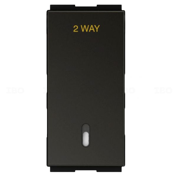GM FourFive Zenova Grey 2 Way 6 A Modular Switch