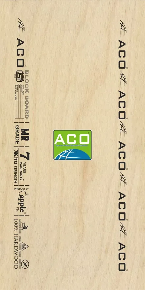 ACO 7 ft. x 4 ft. 19 mm MR Blockboards