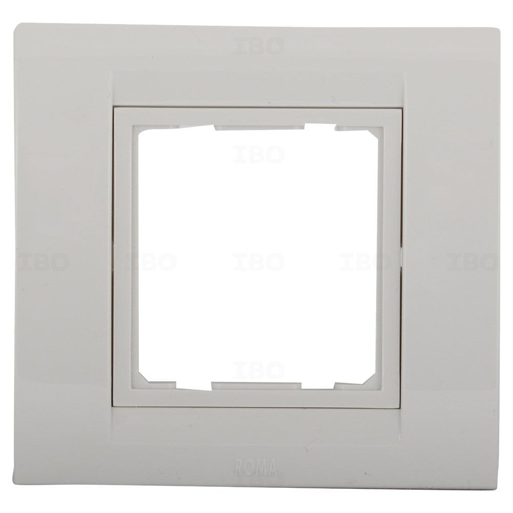 Anchor Penta Modular 2 Module Glossy White Switch Board Plate