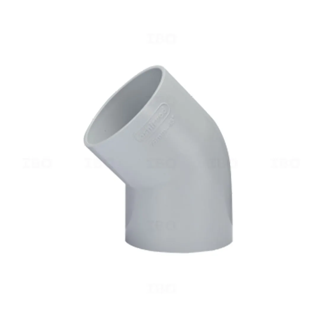 Ashirvad 1¼ in. (40 mm) Bend 45° SWR Fitting Ashirvad 1¼ in. (40 mm) Bend 45° SWR Fitting