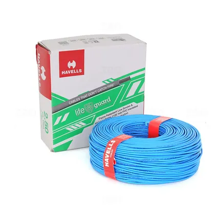 Havells Lifeguard 2.5 sq mm Blue 180 m FR-LSH PVC Insulated Wire Havells Lifeguard 2.5 sq mm Blue 180 m FR-LSH PVC Insulated Wire