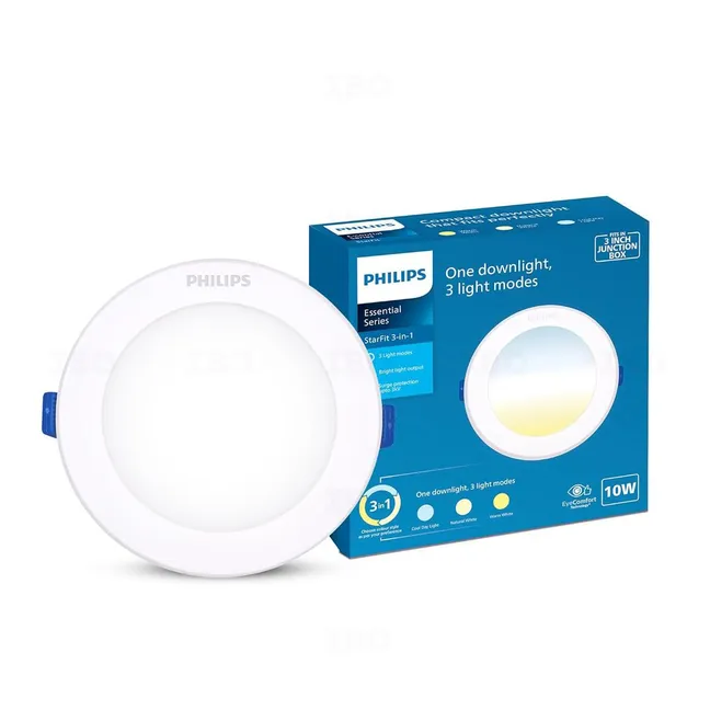 Philips 10W Round Star Fit 3in1 LED Downlighter