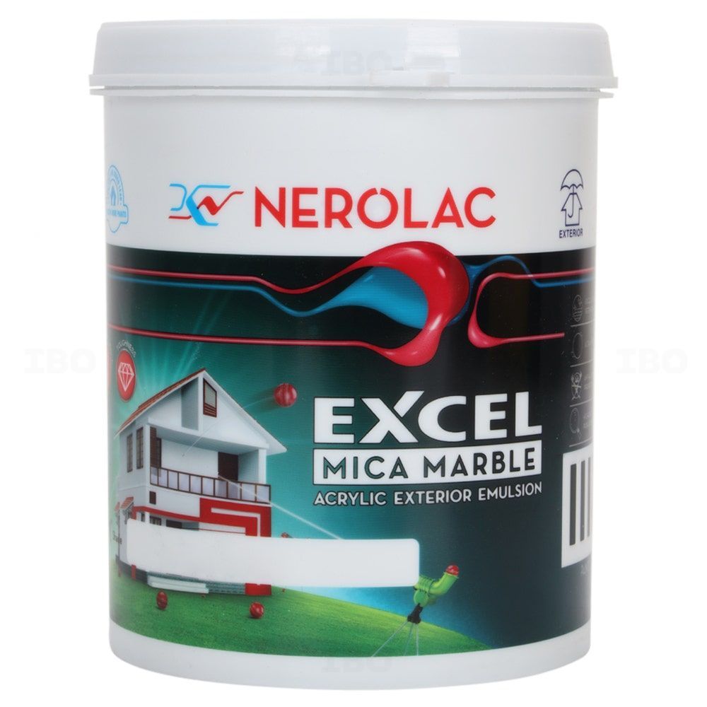 Nerolac Excel Mica Marble 1 L IEM2 Exterior Emulsion - Base