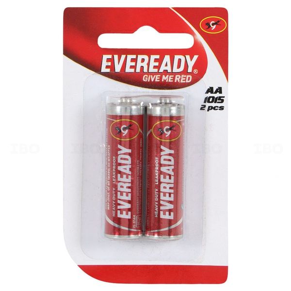 Eveready AA 1.5 V Pack of 2 Zinc Carbon Battery