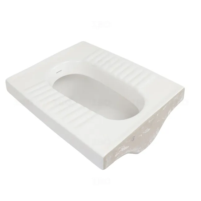 Sunhearrt Caladium Caladium White 510 mm x 410 mm x 255 mm Indian Toilet (IWC)