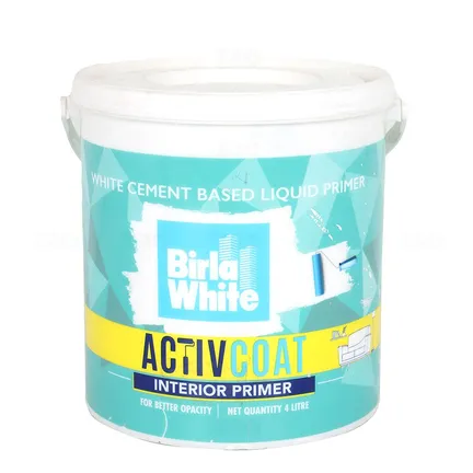 Birla White Activcoat Interior 4 L Wall Primer Birla White Activcoat Interior 4 L Wall Primer