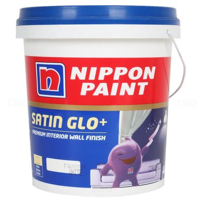 Nippon Satin Glo+ 10 L White Interior Emulsion - Color