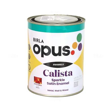 BIRLA opus SSE 71 Calista Sparkle Satin 1 L Special Teak Enamel-Color