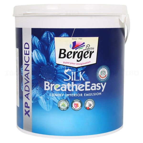 Berger Paints Silk Breathe Easy 4 L P0 Base Interior Emulsion - Base