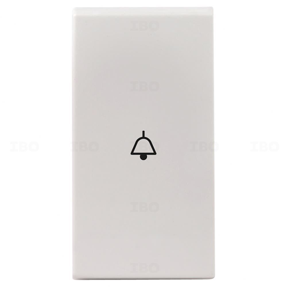 Anchor Penta Modular White Bell Push 6 A Modular Switch