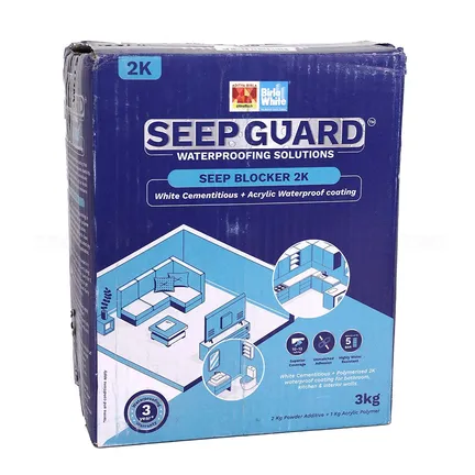 Birla White Seep Blocker 2K Grey 3 kg Wall Waterproofing Birla White Seep Blocker 2K Grey 3 kg Wall Waterproofing