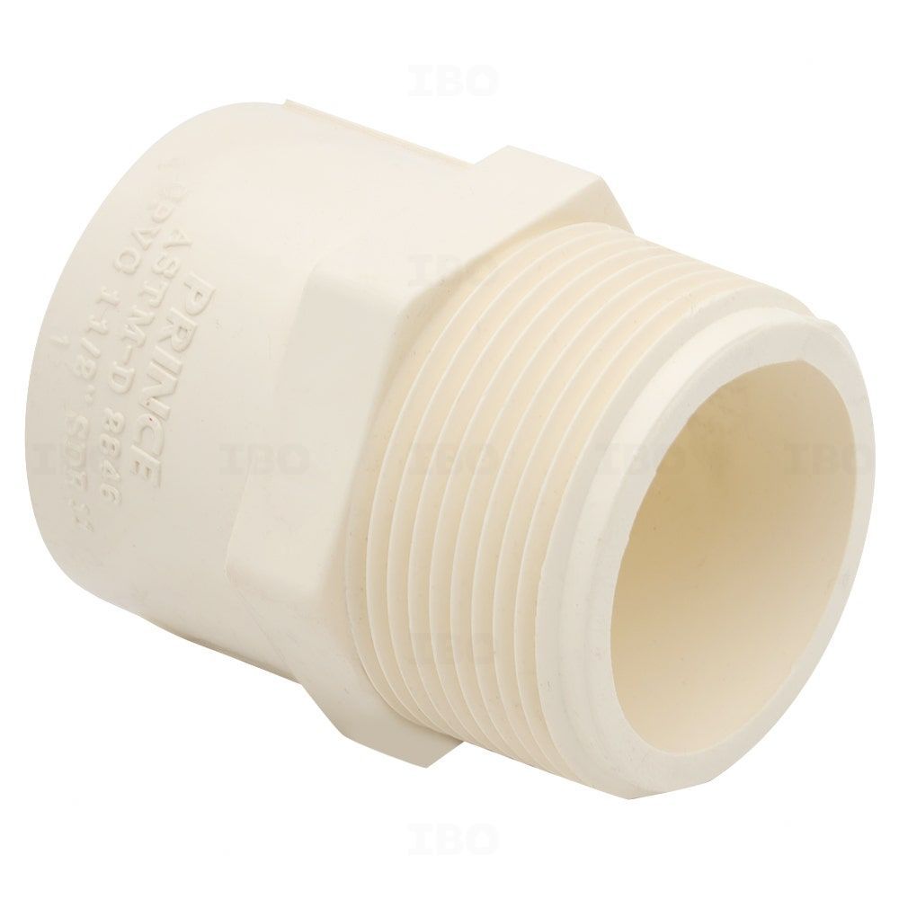 Prince FlowGuard Plus 1½ in. (40 mm) CPVC Adaptor - MTA Prince FlowGuard Plus 1½ in. (40 mm) CPVC Adaptor - MTA