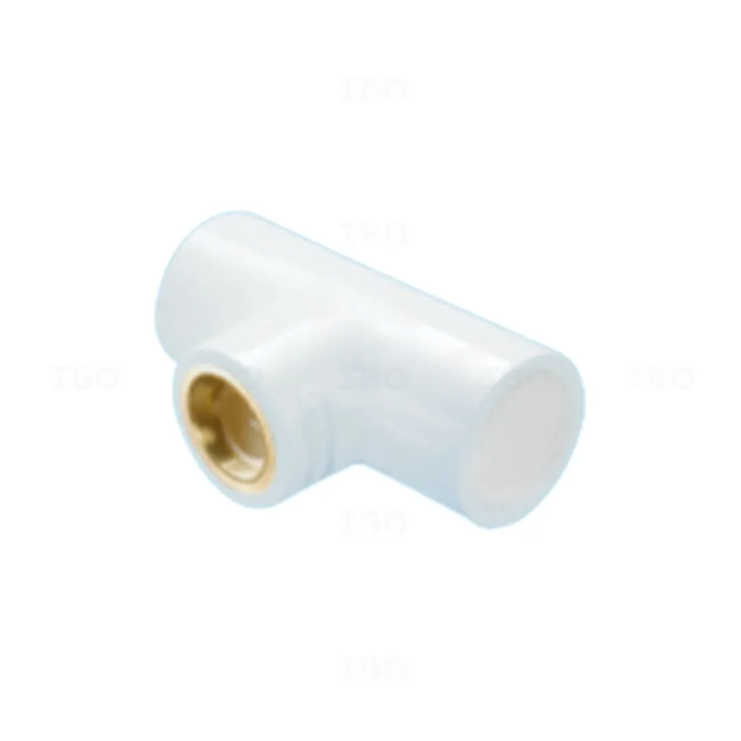 Ashirvad Aqualife 1 x ½ in. (25 x 15 mm) UPVC Brass Tee