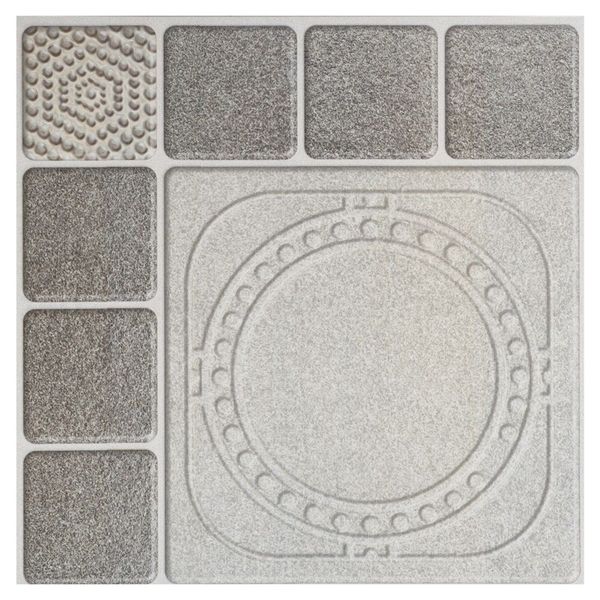 Orient Bell HRP Squares Geometric Slate Textured 400 mm x 400 mm Ceramic Parking Tile