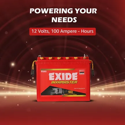 Exide 100 Ah Short tubelar