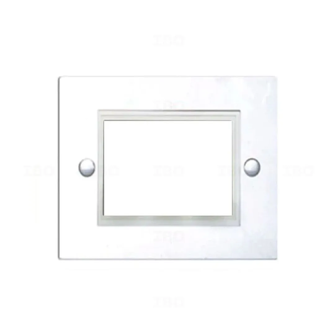 Anchor Roma Classic 2 Module Matte Deko White Switch Board Plate Anchor Roma Classic 2 Module Matte Deko White Switch Board Plate