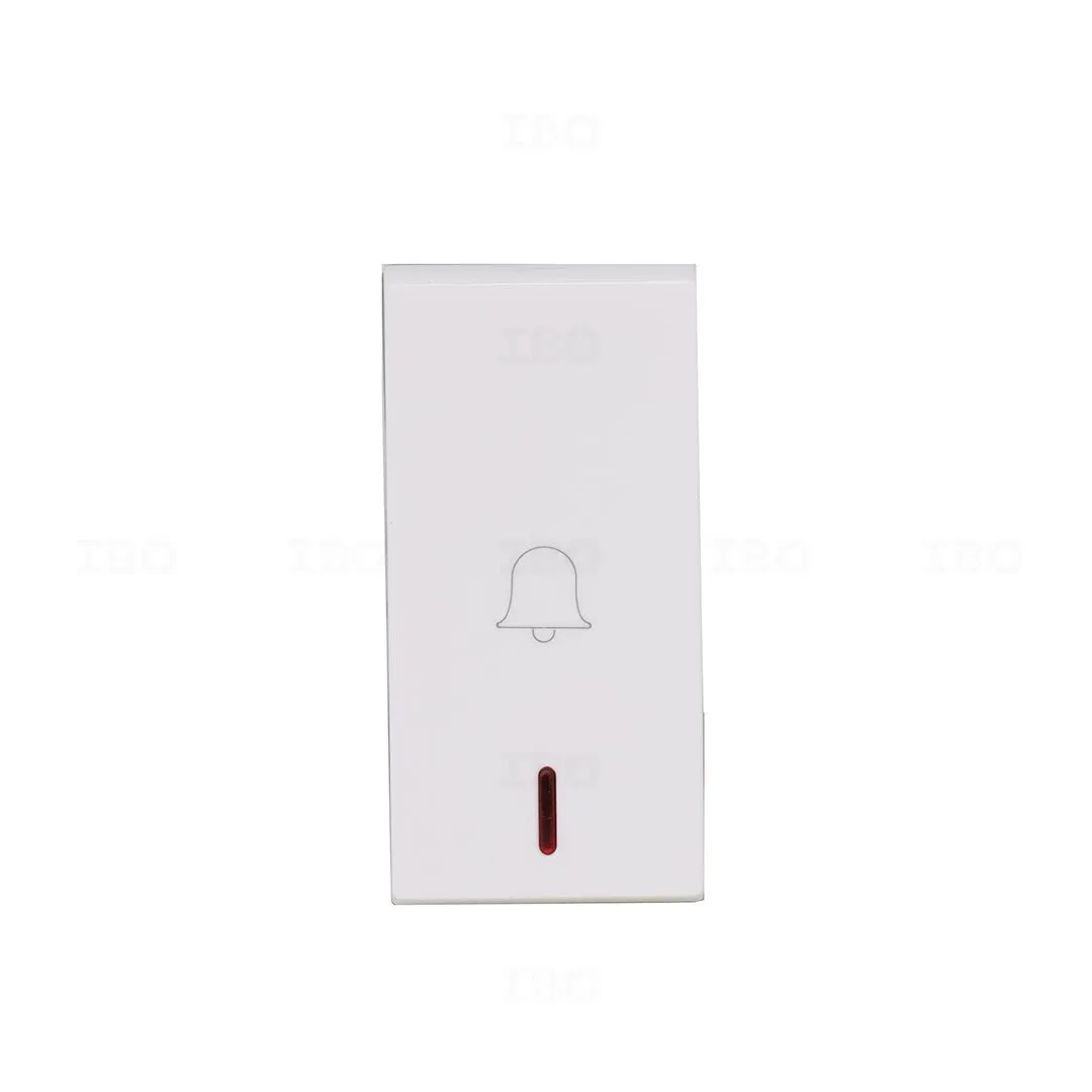 Legrand Allzy White Bell Push 6 A Modular Switch Legrand Allzy White Bell Push 6 A Modular Switch