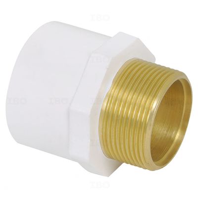 Prince Easyfit - MI 1½ in. (40 mm) UPVC Male Threaded Adaptor (Brass) Prince Easyfit - MI 1½ in. (40 mm) UPVC Male Threaded Adaptor (Brass)