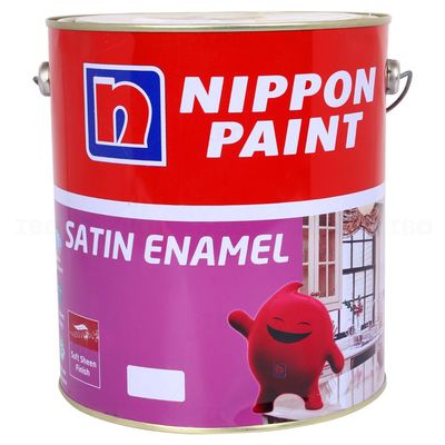 Nippon Satin 4 L Black Enamel-Color Nippon Satin 4 L Black Enamel-Color