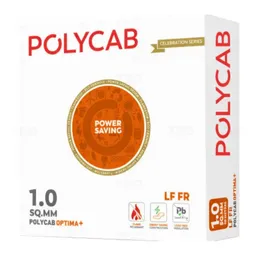 Polycab Optima+ 1 sq mm Red 90 m PVC Insulated Wire