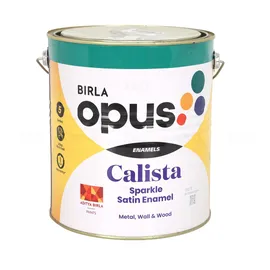 BIRLA opus SSE Calista Sparkle Satin 4 L White Enamel-Color