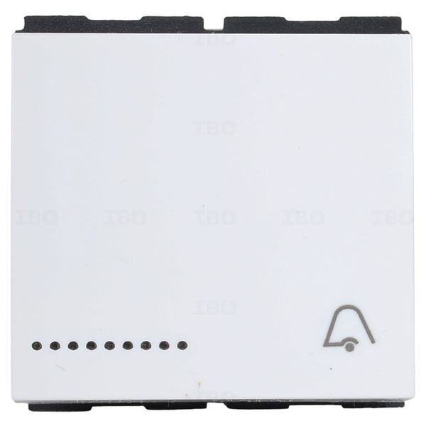GM Fourfive White Bell Push 6 A Modular Switch GM Fourfive White Bell Push 6 A Modular Switch