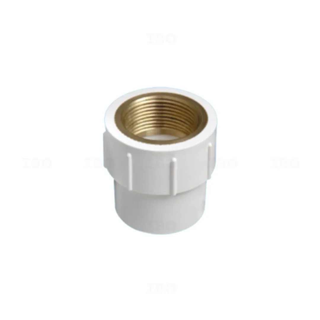 Ashirvad Aqualife ¾ x ½ in. (20 x 15 mm) UPVC Adaptor - FTA (Brass) Ashirvad Aqualife ¾ x ½ in. (20 x 15 mm) UPVC Adaptor - FTA (Brass)