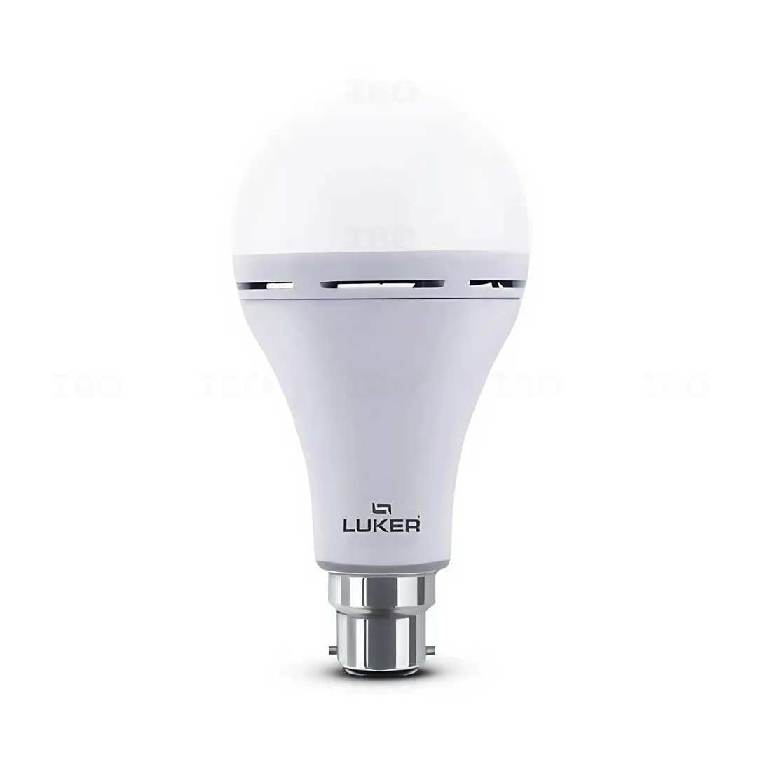 Luker 9W B22 6500K Emergency LED Bulb