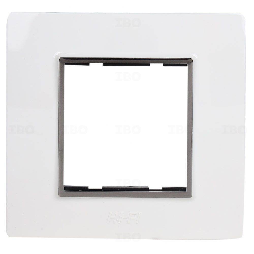Hifi Hi-Class 2 Module Glossy White Switch Board Plate
