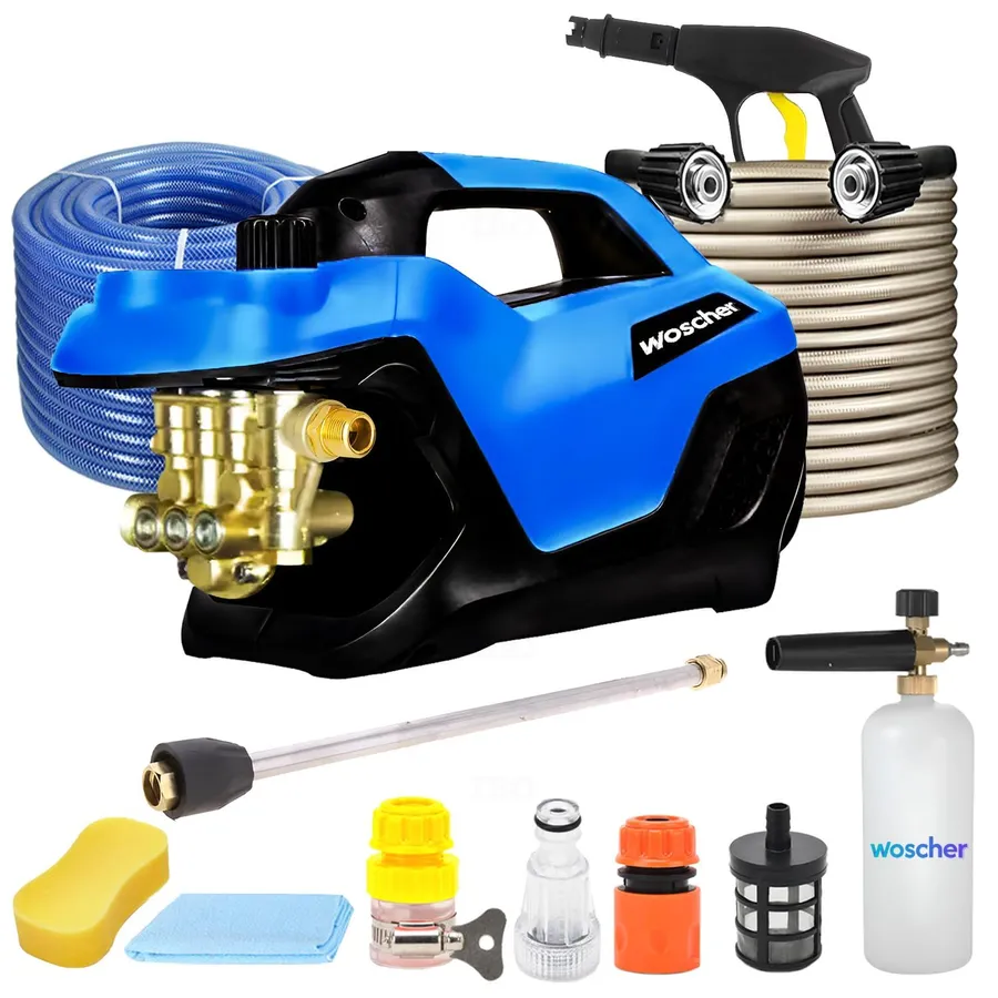 Woscher 969 100% Copper Motor 2400 W Power Pressure Washer 240 bar