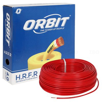 Orbit FR 4 sq mm Red 90 m FR PVC Insulated Wire