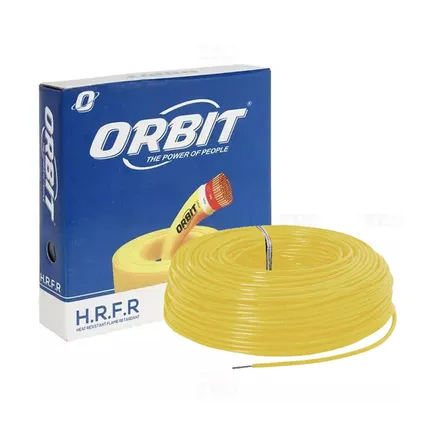 Orbit FR 4 sq mm Yellow 90 m FR PVC Insulated Wire Orbit FR 4 sq mm Yellow 90 m FR PVC Insulated Wire