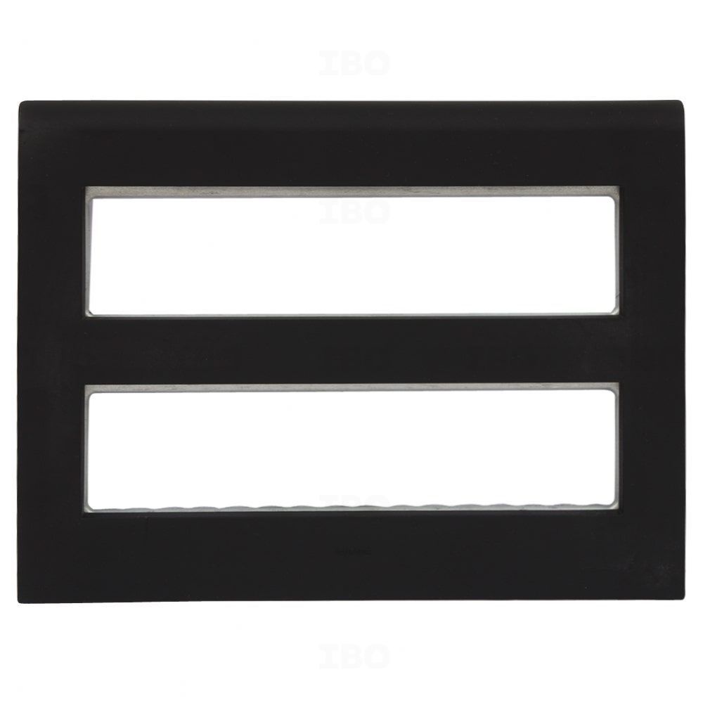Legrand Myrius Regular 16 Module Glossy Black Switch Board Plate