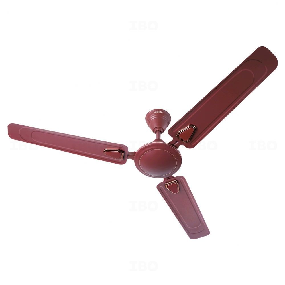 Anchor Strella Deco 1200 mm Matte Brown Ceiling Fan Anchor Strella Deco 1200 mm Matte Brown Ceiling Fan