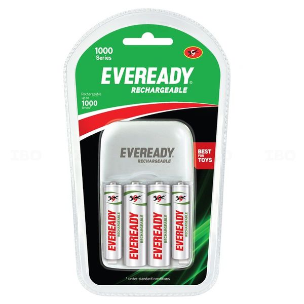Eveready 1000 Series AA 1.2 V Pack of 4 Rechargeable Battery