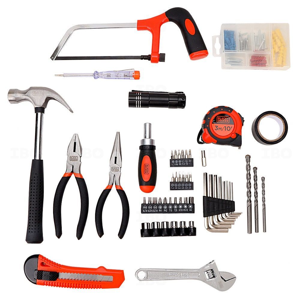 Best hand tool kit for home  Black and Decker appliances 108 pieces tool  kit unboxing and review 