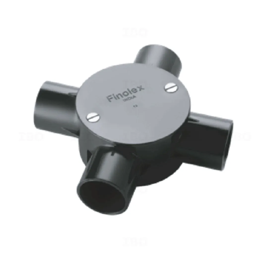 Finolex Standard PVC Circular Box - Intersection 4 Way