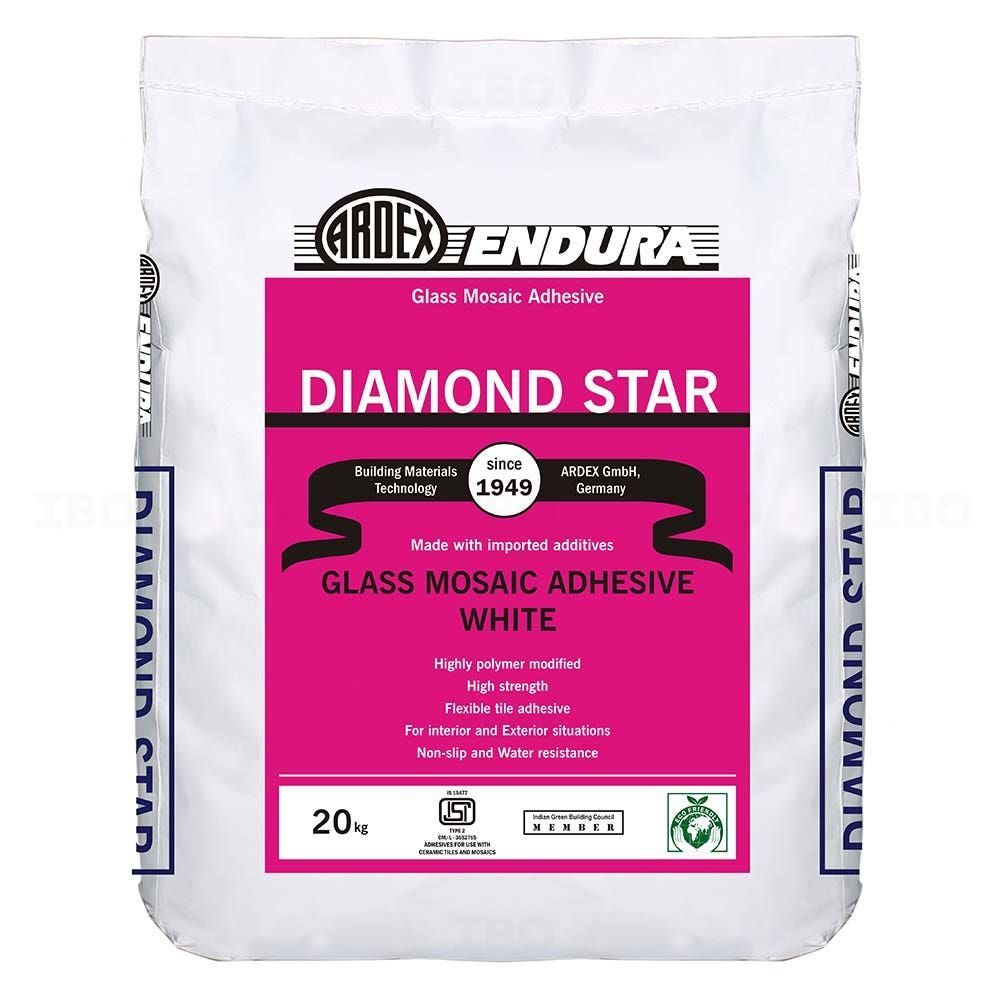 Ardex Endura Diamond Star 20 kg White Tile Cementitious Adhesive
