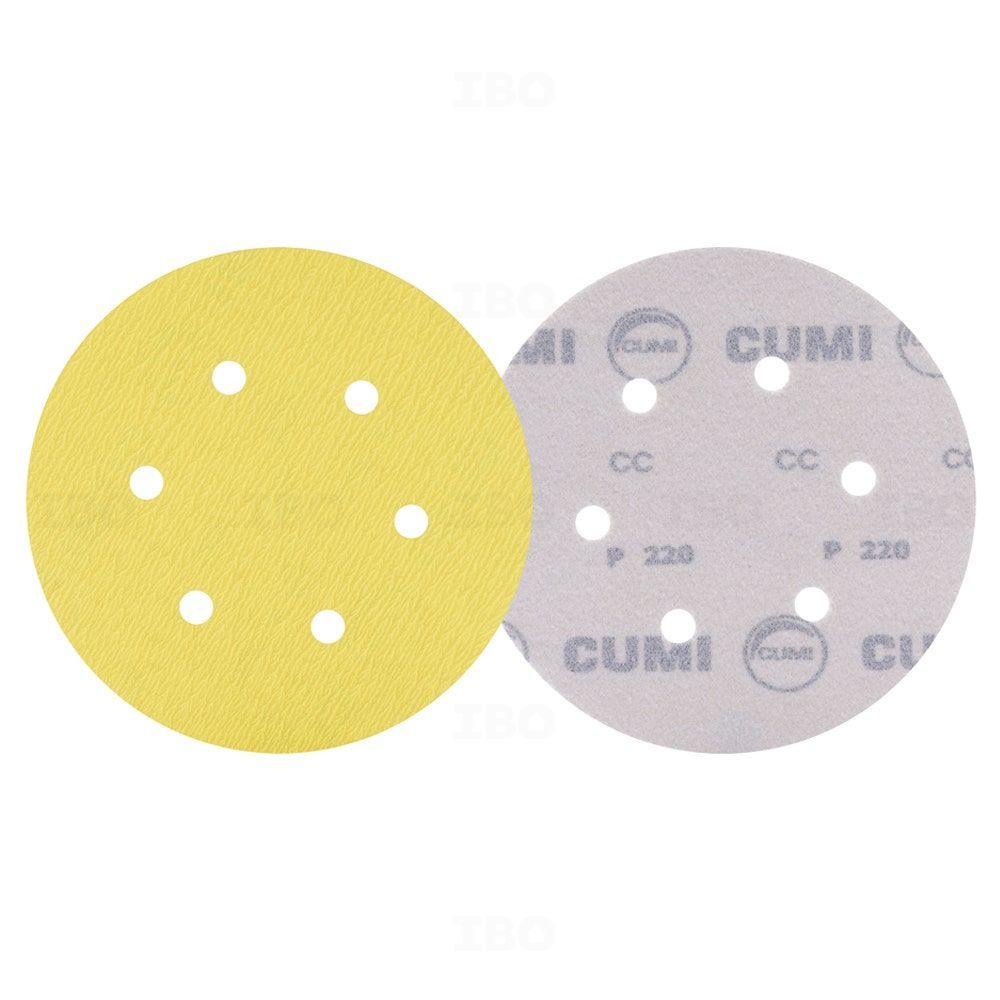 Cumi Dl569 150mmx6 Holes 180 Grit Hook&Loop Steerated Disc Cumi Dl569 150mmx6 Holes 180 Grit Hook&Loop Steerated Disc