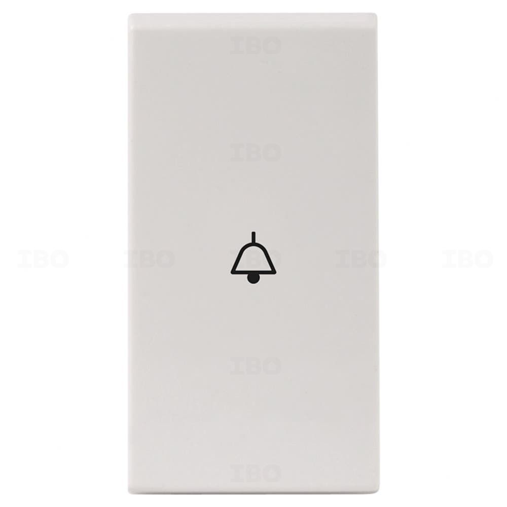 Anchor Roma Classic White Bell Push 10 A Modular Switch