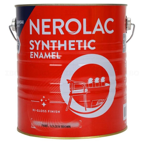 Nerolac Synthetic 4 L Golden Brown Enamel-Color