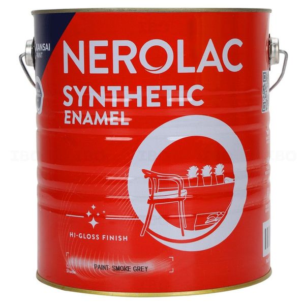 Nerolac Synthetic 4 L Smoke Grey Enamel-Color