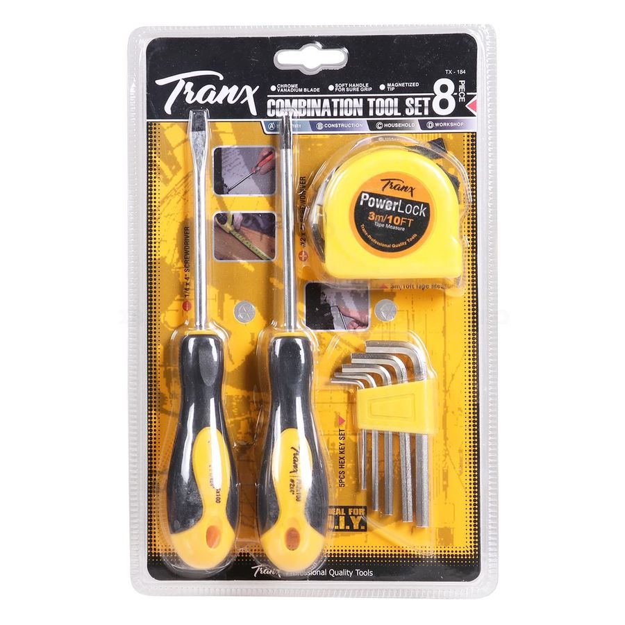 Tranx TX 184 8 pc Combination Tool Set