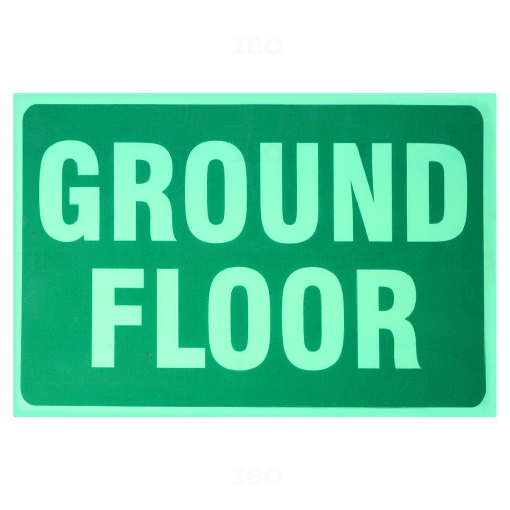 SignageShop 12 in. x 8 in. Floor Number Identify Stock Sign